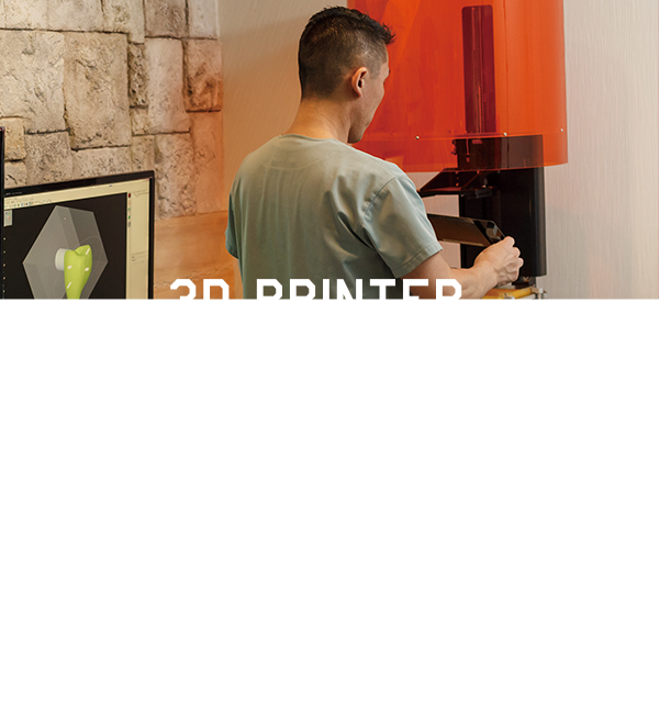 デジタル技工の必需品！3Dプリンター