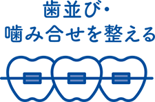 歯並び・噛み合わせを整える