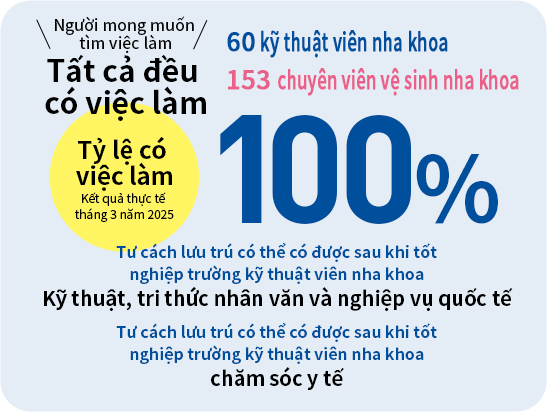 Tỷ lệ có việc làm 100%